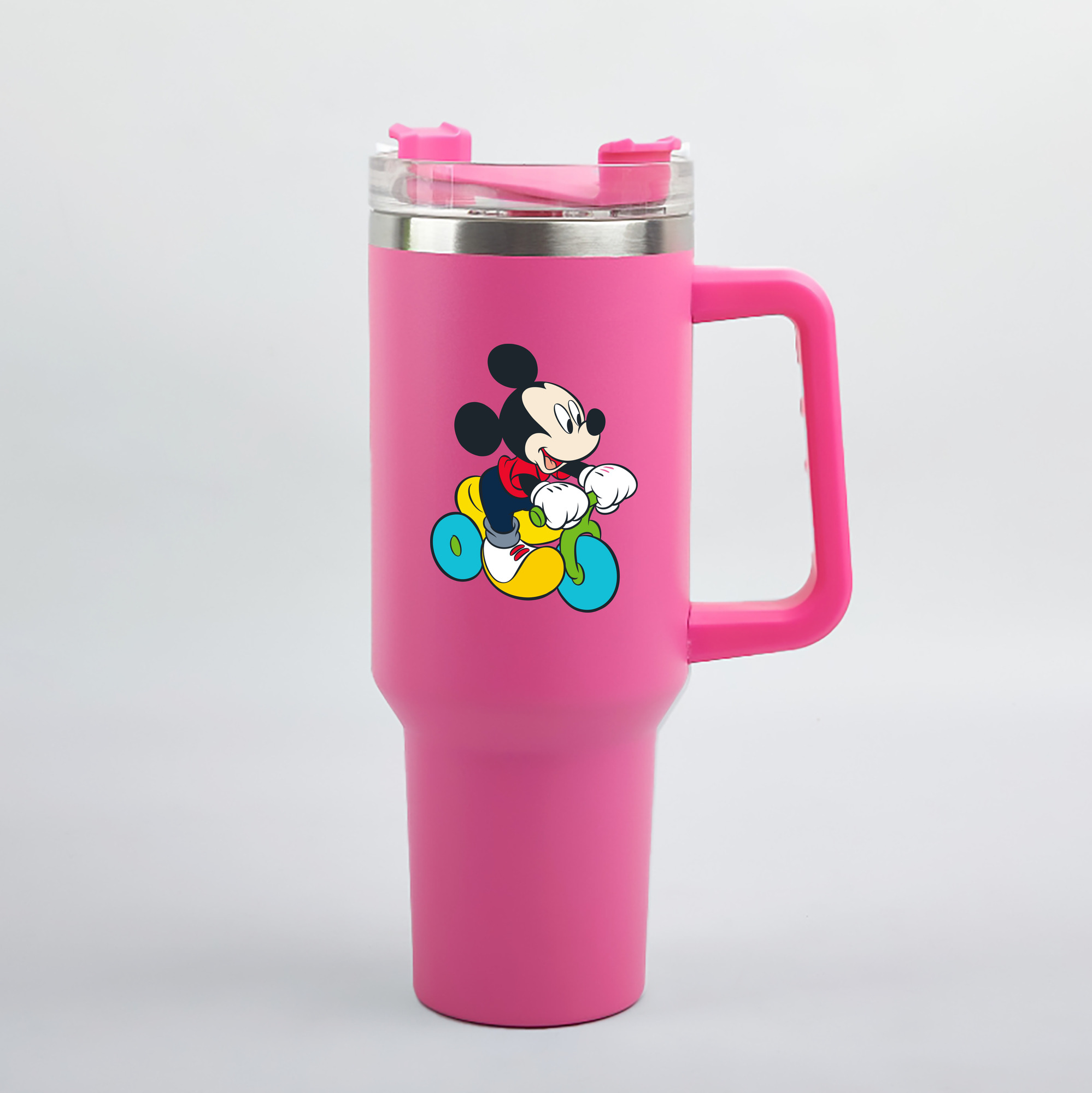 （画像用） ミッキーマウス Mickey Mouse 1200mL車用タンブラー（カラープリント）